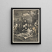 Lamentation of Christ - Johann Nepomuk Strixner — framed artwork on a wall