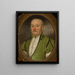 Retrato de Karol Wgliski - Johann Niedermann — cuadro enmarcado en la pared