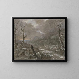 Johann Nikolaus Gassner - Wasserlandschaft mit einem Fluss.webp