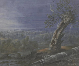 Johann Nikolaus Gassner - Weite Landschaft mit Regenbogen.webp