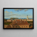 Vista del Schänzel hacia el Augarten - Johann Peter Krafft — cuadro enmarcado en la pared