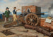 Amis artistes tirant un coup de canon sur la forteresse Michele près d'Ostie, Ferdinand Jagemann et Peter Krafft - Johann Peter Krafft — vista de la obra