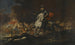 Portrait équestre du commandant Johann Kaspar Freiherr von Hillesheim 1679-1761 devant une bataille - Johann Philipp von der Schlichten — artwork view
