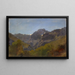 Paisaje de montaña de Glaris con Rchigrat y Bs Fulen - Johann Rudolf Koller — cuadro enmarcado en la pared