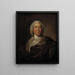 Gerhard Morell, guardián de la Kunstkammer royale danesa - Johann Salomon Wahl — cuadro enmarcado en la pared