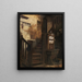 Escalier - Johann Sperl — cuadro enmarcado en la pared