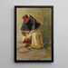 Autorretrato en dominicano - Johann Till le Jeune — cuadro enmarcado en la pared