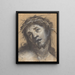 Cabeza de Cristo - Johann Ulrich Mayr — cuadro enmarcado en la pared