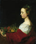 Mujer sosteniendo una cesta de frutas - Johann Ulrich Mayr — vista de la obra