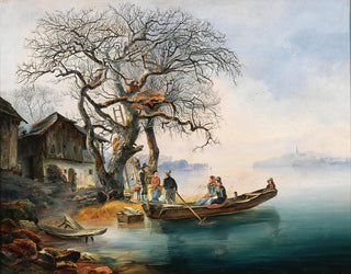 Johann Werner - An Autumn Morning on Lake Wrthersee.webp