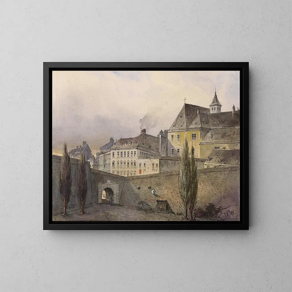 Vienna 01 - Johann Wilhelm Frey — framed artwork on a wall
