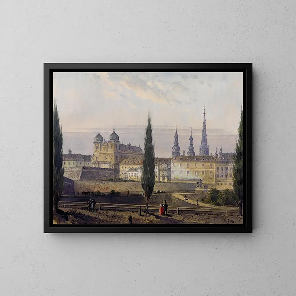 Vienna 02 - Johann Wilhelm Frey — framed artwork on a wall