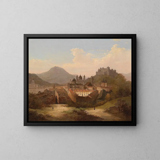 Johann Wilhelm Jankowski - Blick auf Salzburg.webp