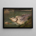 Rive rocheuse - Johann Wilhelm Schirmer — framed artwork on a wall
