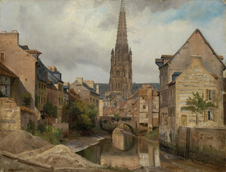 Johann Wilhelm Schirmer - Harfleur bei Le Havre Blick auf Saint Martin.webp