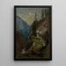 Via Mala - Johann Wilhelm Schirmer — cuadro enmarcado en la pared