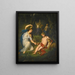 Bacchus with a Leopard - Johann Wilhelm Schütze — framed artwork on a wall