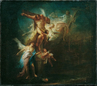 Johann Wolfgang Baumgartner - Christ takes the good thief to heaven.webp