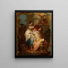 Saintes Théodora d'Alexandrie et Didyme - Johann Wolfgang Baumgartner — framed artwork on a wall
