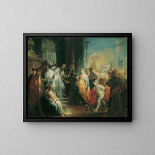 Johann Wolfgang Baumgartner - Die Zurckweisung der Kaiserin Eudoxia durch den heiligen Johannes Chrysostomus.webp