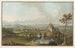 Vista general de los Alpes y glaciares desde el Castillo de Worb - Johann Wolfgang Kleemann — vista de la obra
