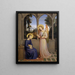 L'Annonciation - Johann von Schraudolph — framed artwork on a wall