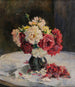 a bouquet of roses in a vase - Johanna Løssl — artwork view