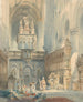 Interior de la iglesia - Johannes Bosboom — vista de la obra