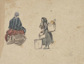 Johannes Bosboom - Twee studies van vissersvrouwen.webp