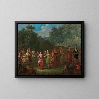 Johannes Christiaan Janson - Greek Men and Women Dancing the Khorra.webp