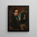 Autorretrato - Johannes Daniel Susan — cuadro enmarcado en la pared