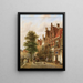 Los canales - Johannes Franciscus Spohler — cuadro enmarcado en la pared