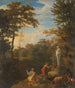 Paisaje arcadiano - Johannes Glauber — vista de la obra