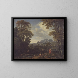 Johannes Glauber - Classical Landscape with Diana and her Nymphs.webp
