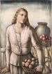 Mujer con un chal - Johannes Greenberg — vista de la obra