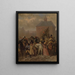 La llegada de los franceses en 1795 - Johannes Hinderikus Egenberger — cuadro enmarcado en la pared