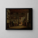 The apothecary's distillery A of Ailly within the ramparts of the Zaagmolenpoort in Amsterdam - Johannes Jelgerhuis — framed artwork on a wall