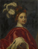 Retrato de un joven con sombrero de plumas - Johannes Kupecky — vista de la obra