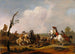Escena de batalla - Johannes Lingelbach — vista de la obra
