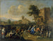 Fiesta parroquial - Johannes Lingelbach — vista de la obra
