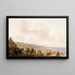 La partida de Carlos II (1630-1685) de Scheveningen, 2 de junio de 1660 - Johannes Lingelbach — cuadro enmarcado en la pared