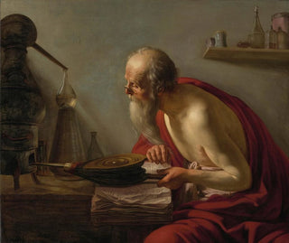 Johannes Paulus Moreelse - An old alchemist in his study.webp