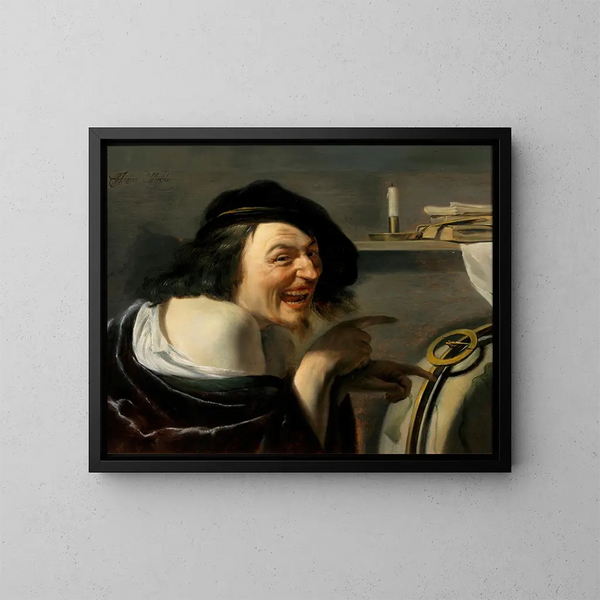 Démocrite - Johannes Paulus Moreelse — cuadro enmarcado en la pared