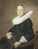 Retrato de una mujer en un sillón - Johannes Pieter de Frey — vista de la obra