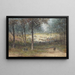 Outdoor Gathering Painting - Johannes Pieter van Wisselingh — framed artwork on a wall