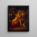 Venus and Adonis - Johannes Riepenhausen — framed artwork on a wall
