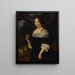 Retrato de una dama - Johannes Vollevens — cuadro enmarcado en la pared