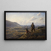 Idylle sur la lande - Johannes Wilhjelm — framed artwork on a wall