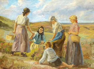 Johannes Wilhjelm - Kvinder i klitterne ved Skagen.webp