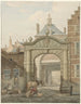 View through a door in Dordrecht - Johannes van Lexmond — artwork view